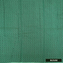 Mint Green With Black Zari Silk Cotton Saree