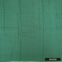 Mint Green With Black Zari Silk Cotton Saree