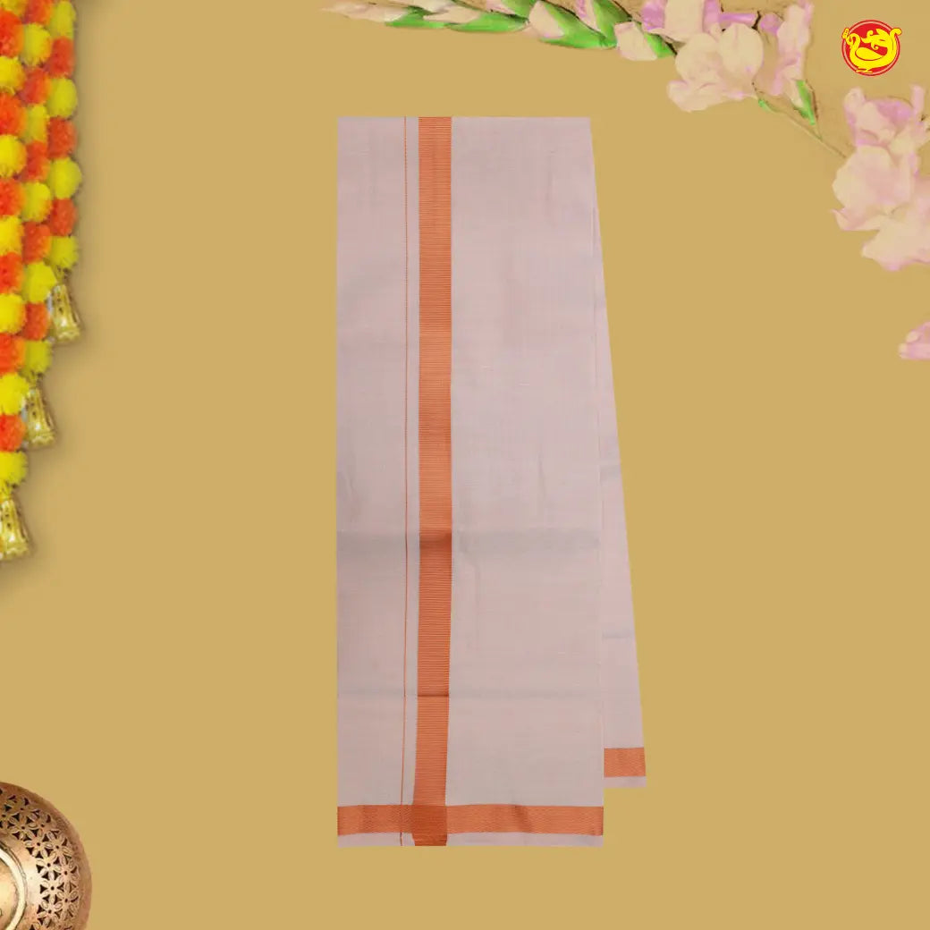 Copper Tissue Readymade Shirts And Dhoti Sets for Men