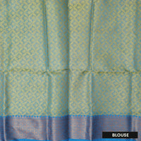 Yellow Colour Fancy Weaving Saree