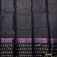 Block With  Gold Zari Yuvana Semi Soft Silk Saree