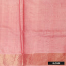 Pure Tussar Silk Saree Multi With Floral Design and Painted Prints and Zari Woven Border