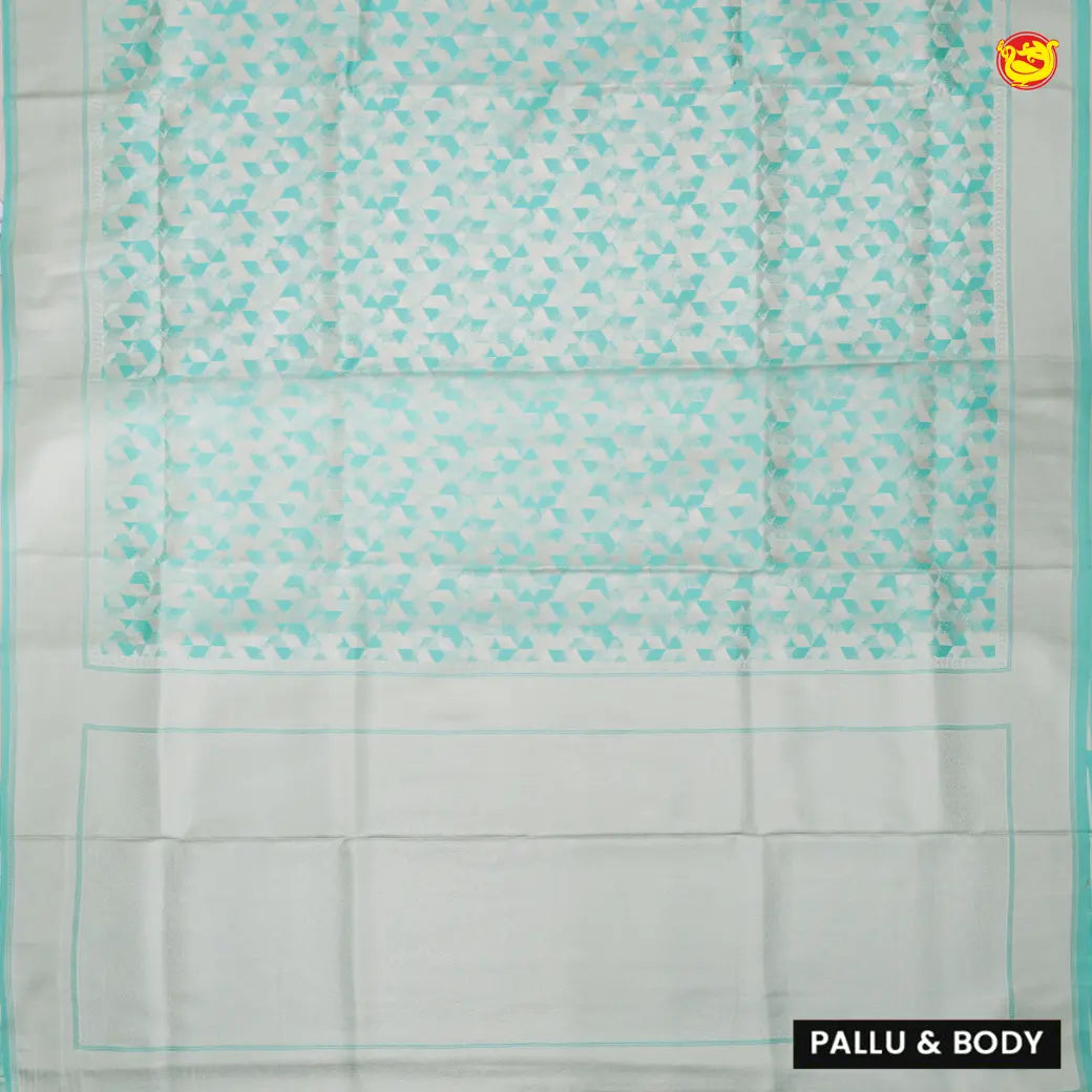 Dark Cyan Blue Colour  Banarasi Saree with Woven Designs