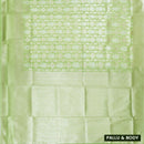 Green Colour Fancy Weaving Saree