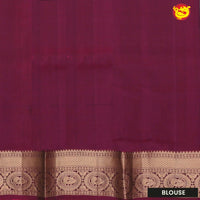 Grey with dark maroon border and pallu soft silk saree