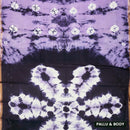 Baby Purple with White  Sungudi Cotton Saree Without Blouse