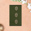 Moss green With Sandal Zari  Silk Cotton Saree