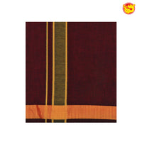 Dark maroon men’s dhoti