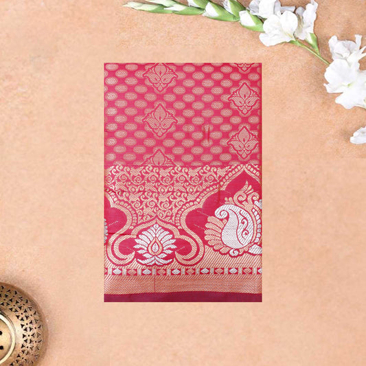 Red Color  Pavadai Dhavani Material Set