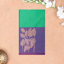 Green with Purple Soft Silk Saree