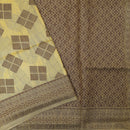 Yellow Colour Fancy Weaving Saree