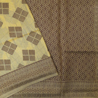 Yellow Colour Fancy Weaving Saree