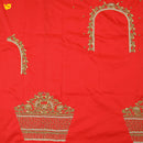 Red Bridal Aariwork Blouse