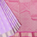 Light Purple  Colour Gold Zari Border Yuvana Semi Soft Silk Saree