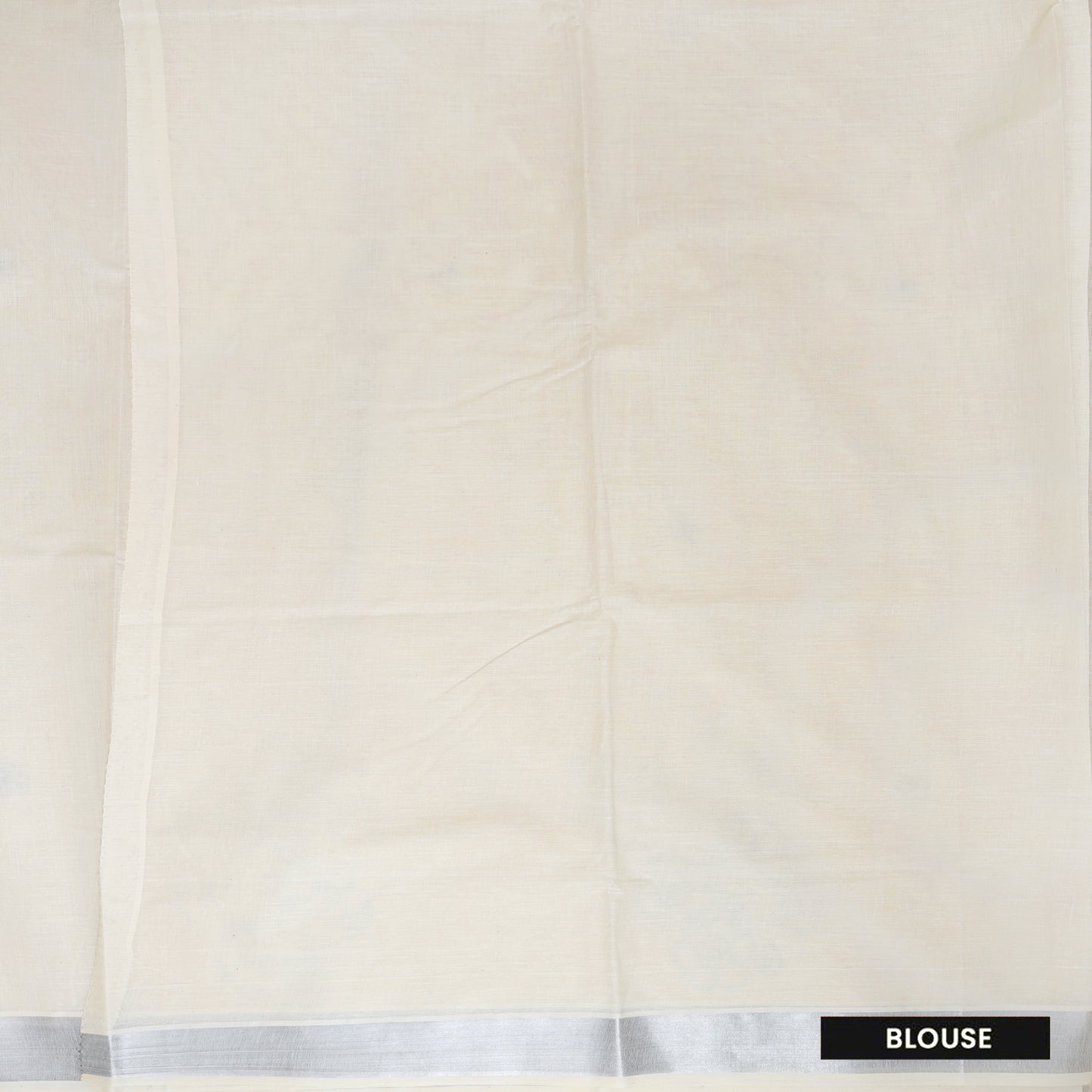 Off White With Silver Zeri Floral Design traditional kerala onam saree