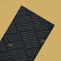 Black with Off-White flower design Cotton Printed Lungi