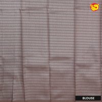 Light Grey with Brown Traditional Kubera Pattu Saree