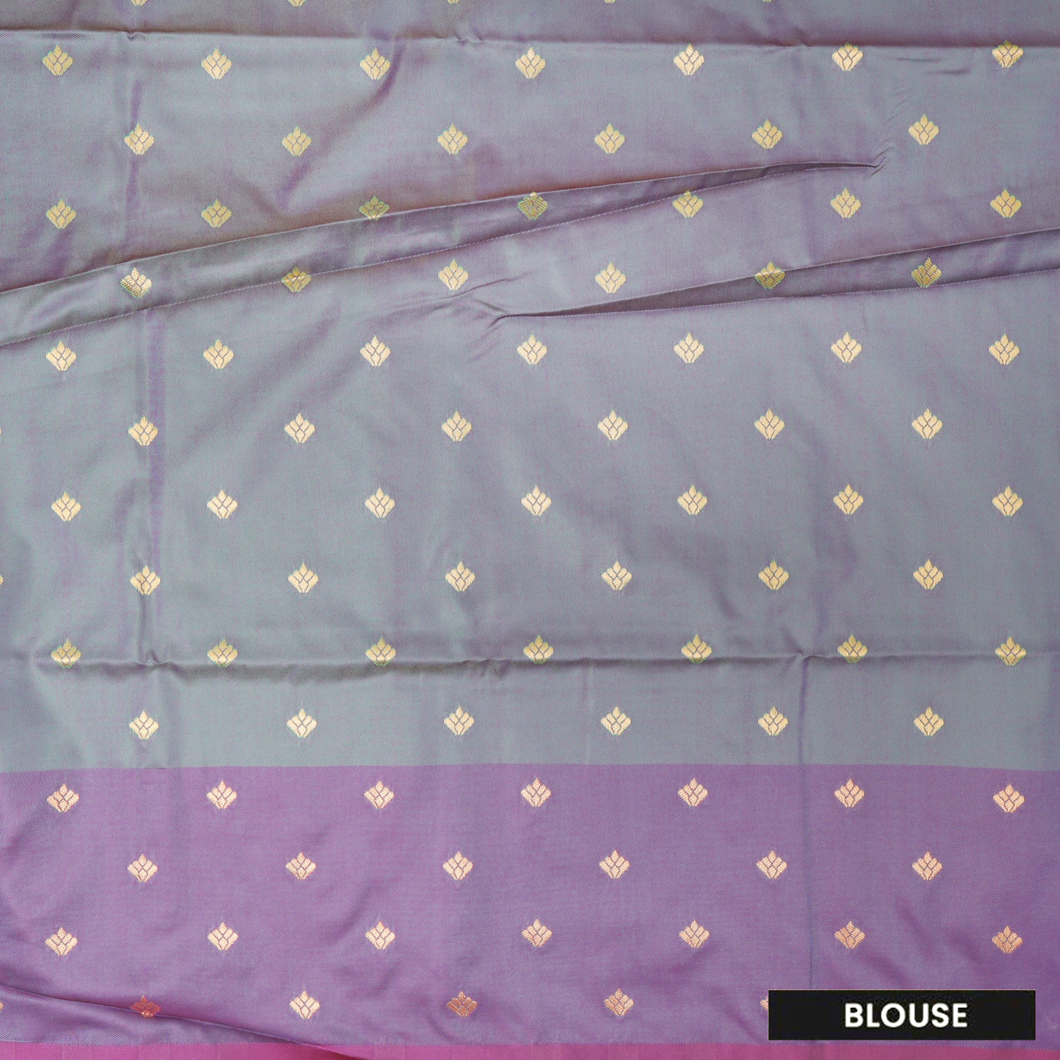 Green with Purple Soft Silk Saree