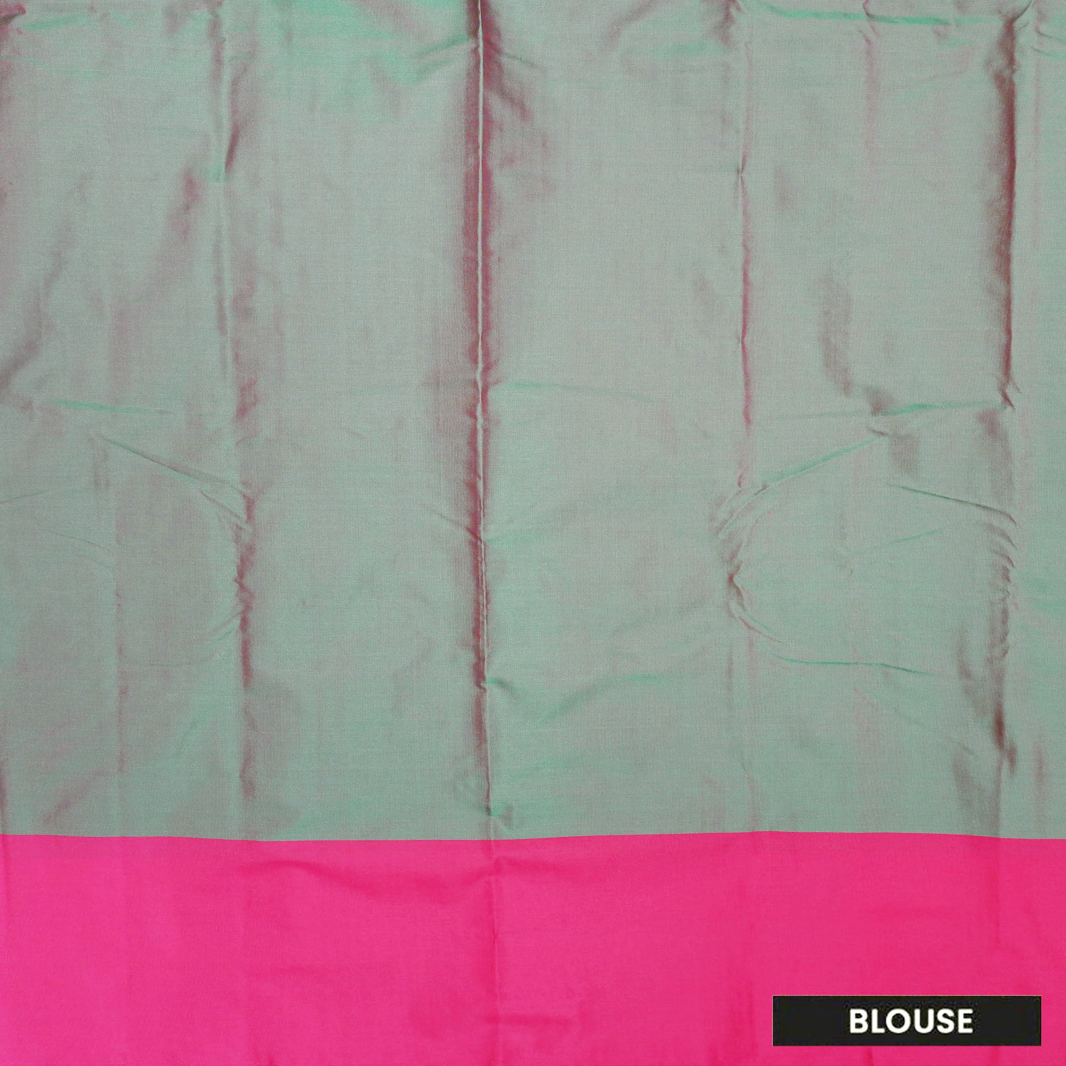 Green With Pink Arani Silk Saree