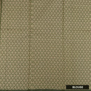 Moss green With Sandal Zari  Silk Cotton Saree