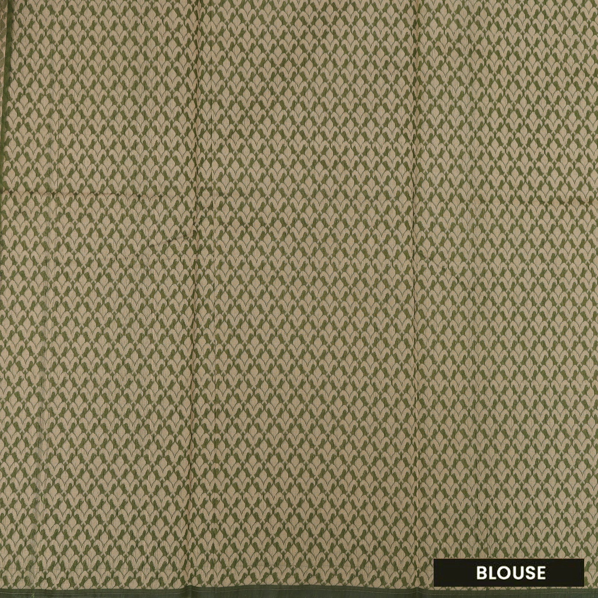 Moss green With Sandal Zari  Silk Cotton Saree