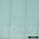 Light Blue Color Linen Cotton Saree