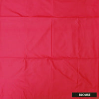 GREENwith RED Soft Silk Saree