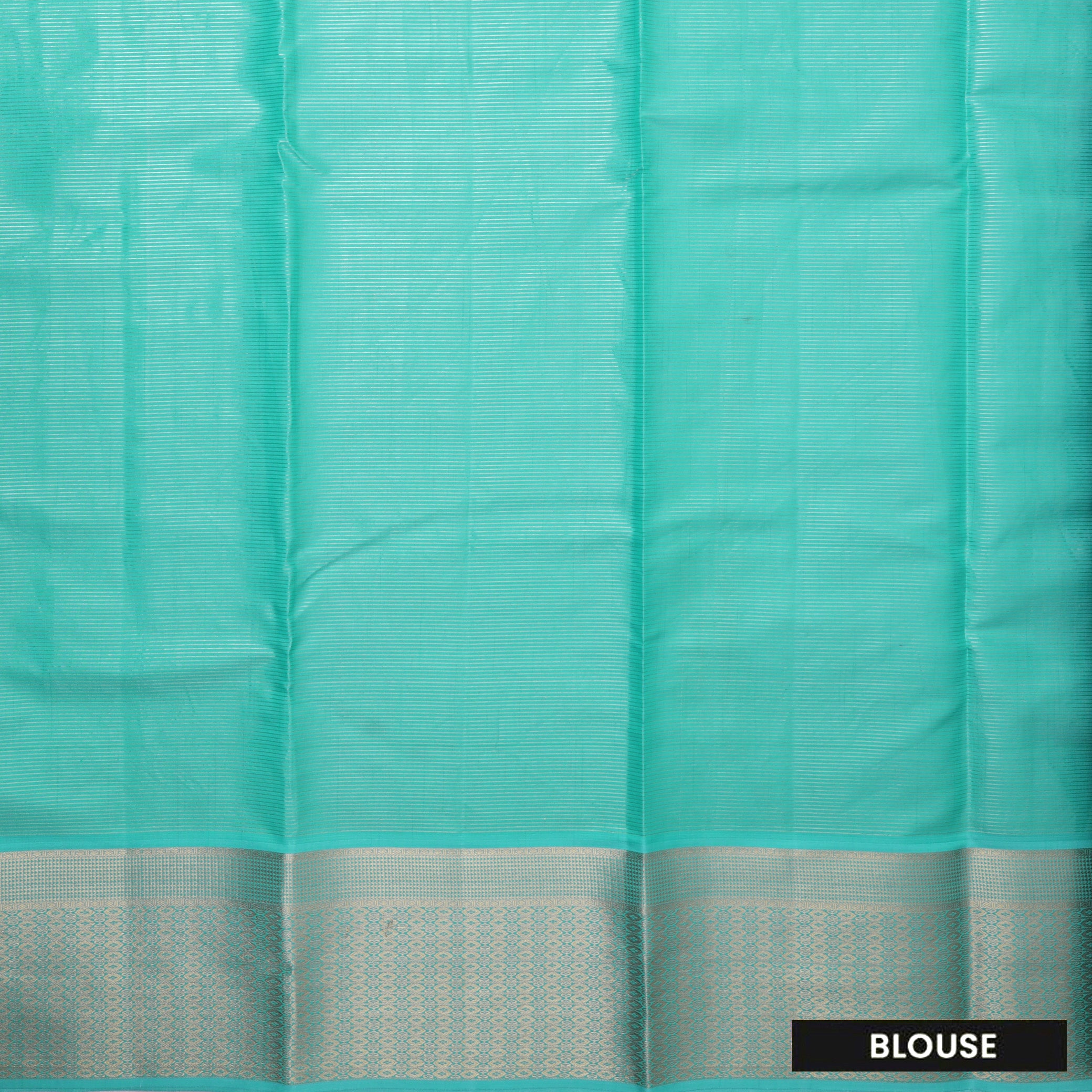 Dark Brown With  Teal Green Gold Zari Yuvana Semi Soft Silk Saree