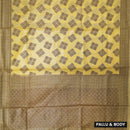 Yellow Colour Fancy Weaving Saree