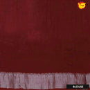 Grey with maroon chanderi saree with tie and dye prints