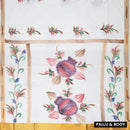 Southloom Exclusive Onam Kerala Traditional Fancy Border Floral Cotton Saree (Matching Plain Blouse Included)