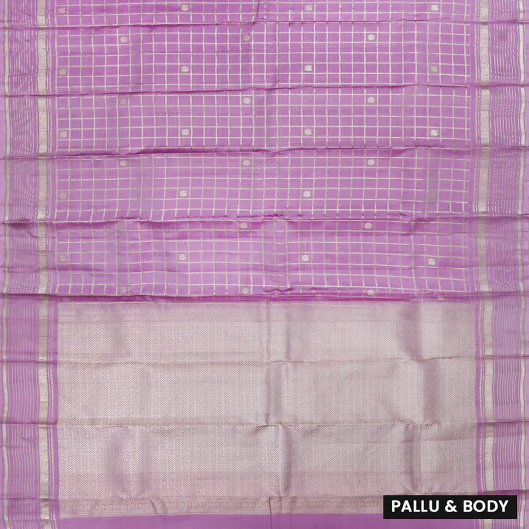 Light Purple Colour Soft Silk Saree