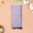 Lavender Tissue Semi Silk Saree