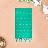 Green With Red Semi Silk Cotton Saree