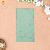 Light Green Colour Banarasi Saree with Woven Designs