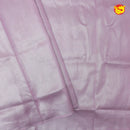 Lavender Tissue Semi Silk Saree