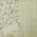 Sage Green Embroidery Semi Raw Silk Saree