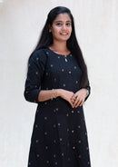 Aparna- Black Color Ladies Branded Umbrella Top Readymade