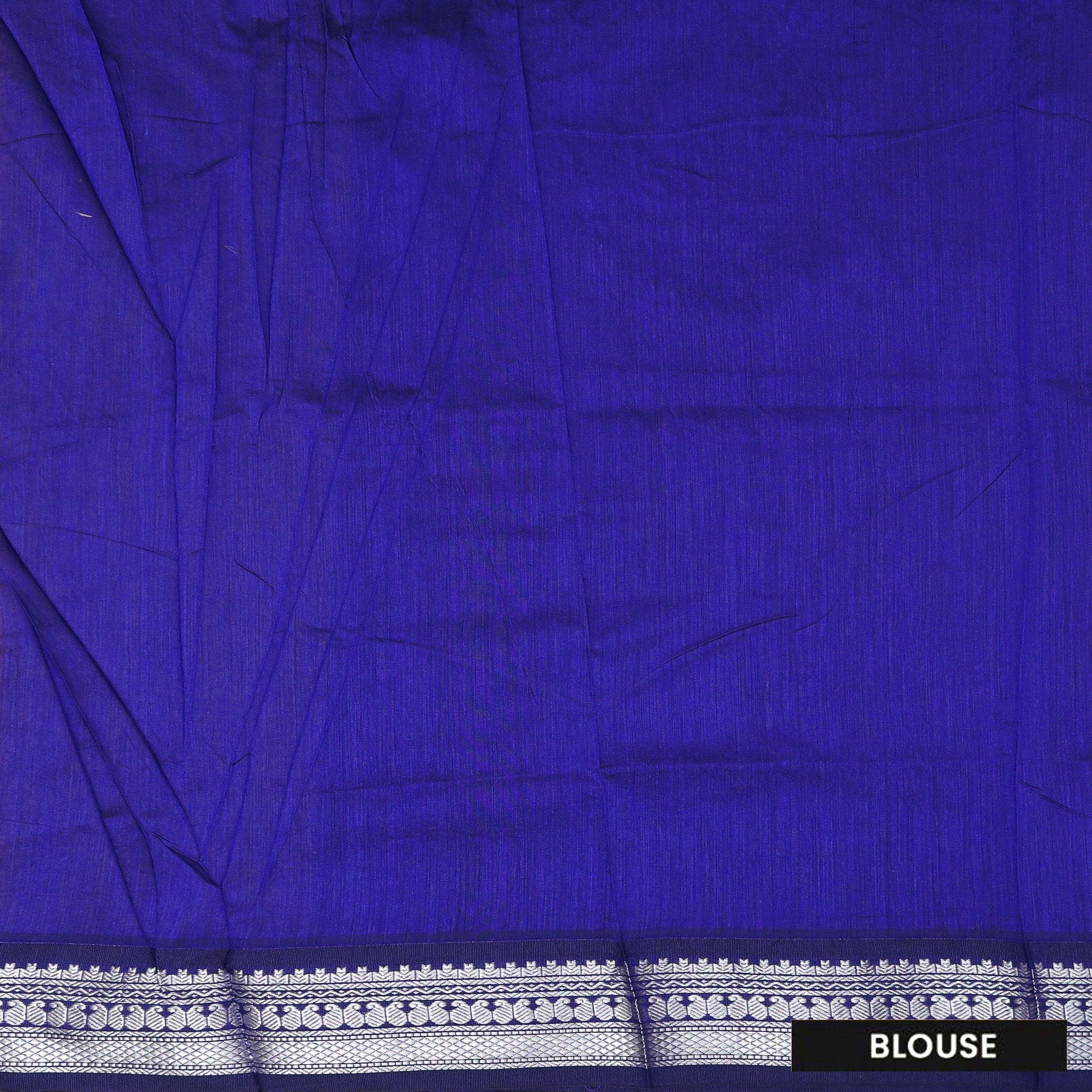 Mustard Yellow and Royal Blue Premium Quality Kalyani Cotton Saree