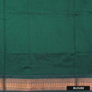 Teal blue With Dark Green Premium Quality Kalyani Cotton Saree