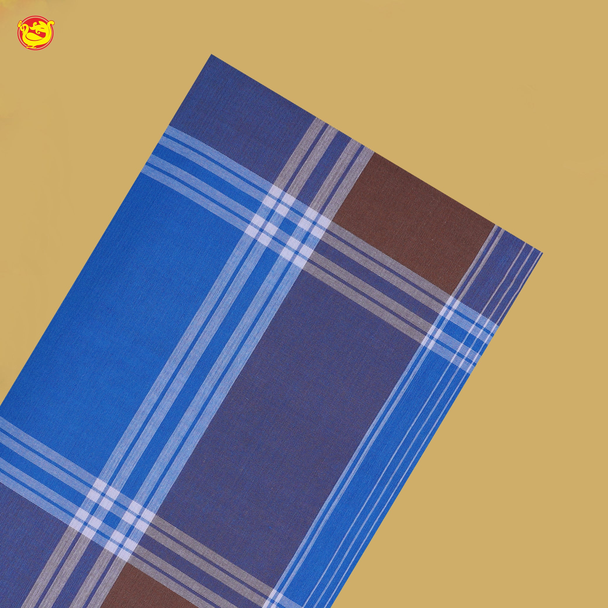Men’s Checked Cotton Stitched Lungi