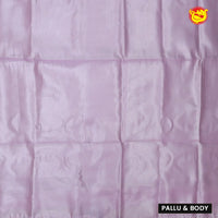 Lavender Tissue Semi Silk Saree