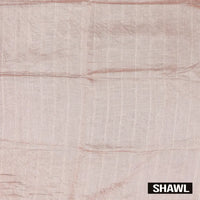 Light Pink with Light Peach Ladies Cotton Chudithar Set Material