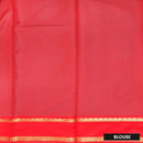 Green With Red Semi Silk Cotton Saree