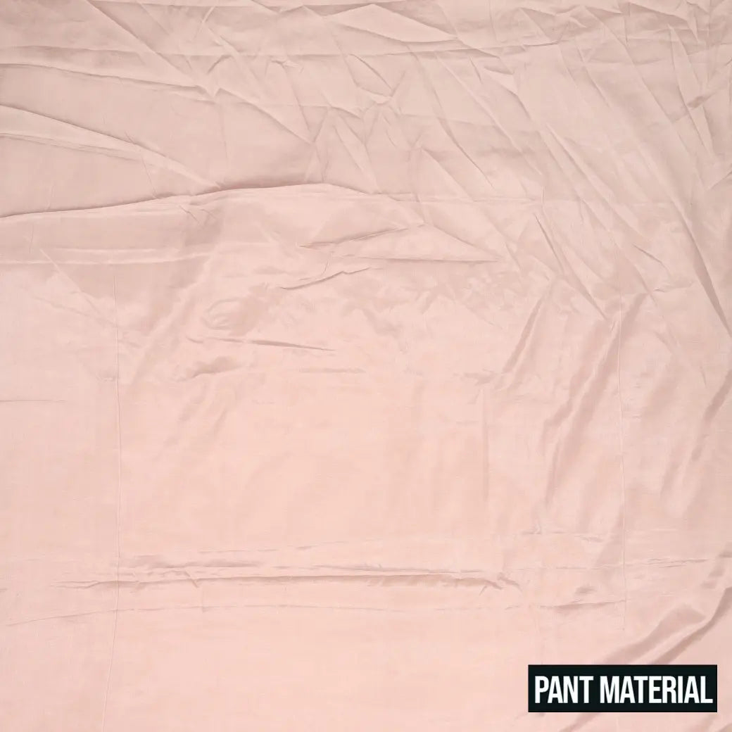 Light Pink with Light Peach Ladies Cotton Chudithar Set Material