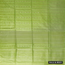 Lime green Colour Trendy Linen Saree
