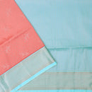 Light Coral With Blue Soft Silk