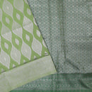 Pale Green Colour Fancy Weaving Saree