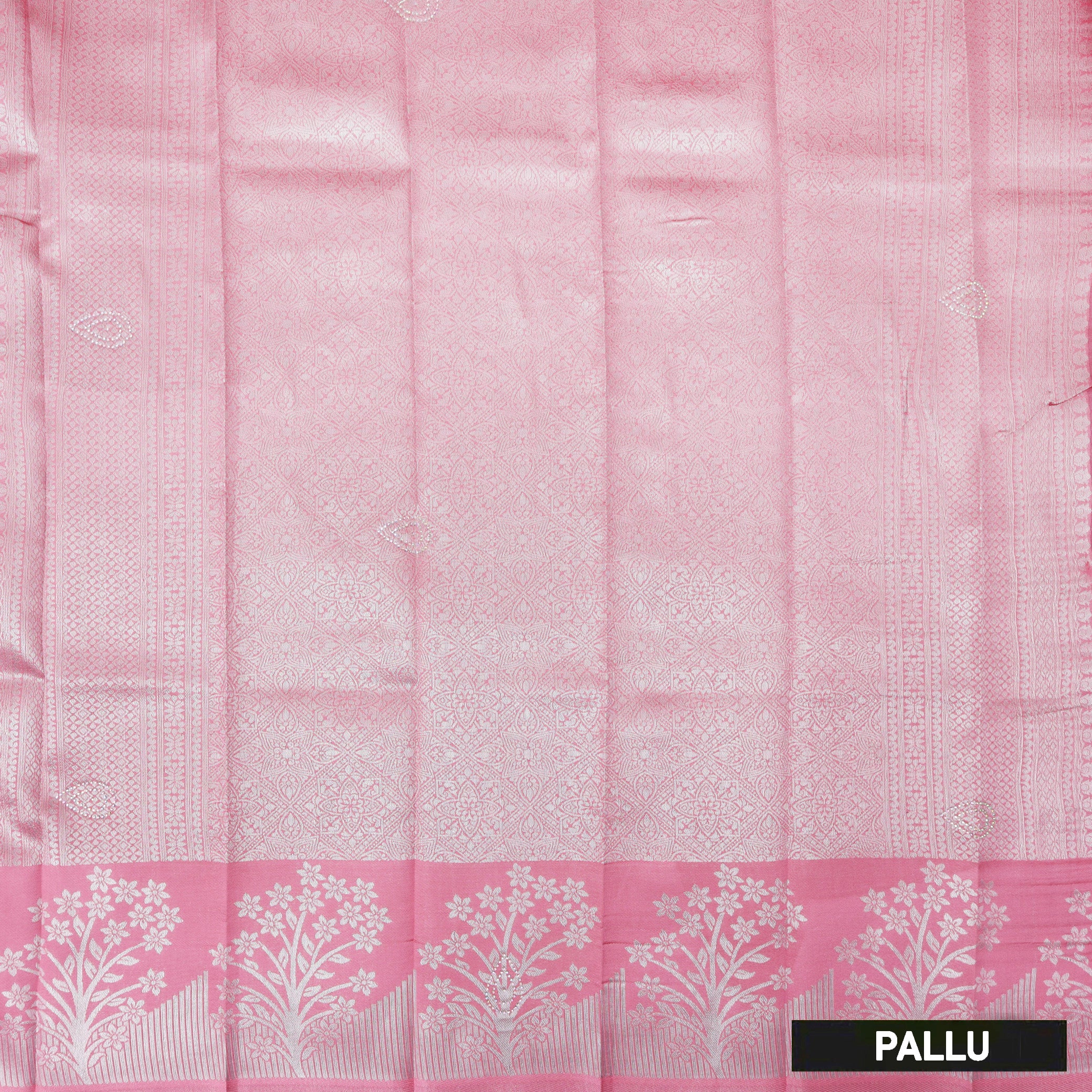 Blue with Light Pink Kubera Silk Saree