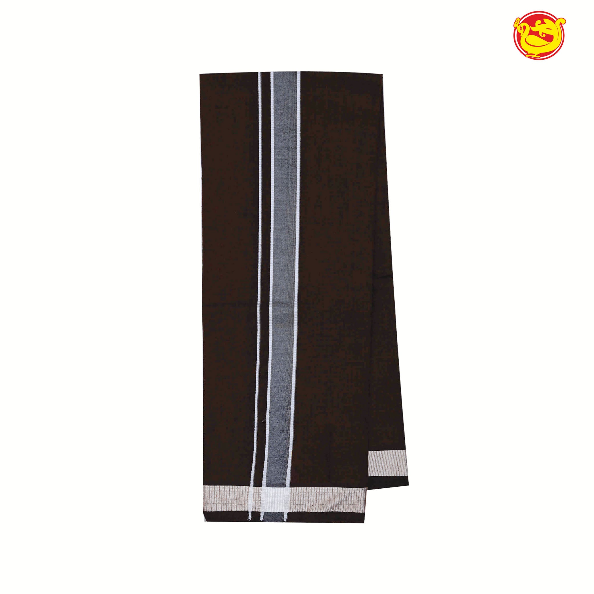 Dark brown men’s dhoti